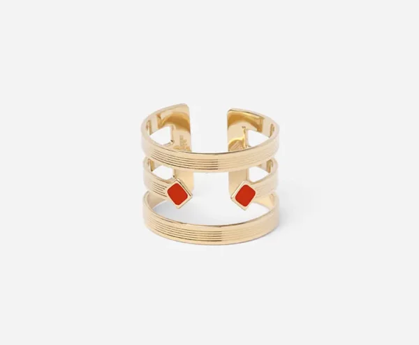 Bague Taylor CHIC ALORS rouge