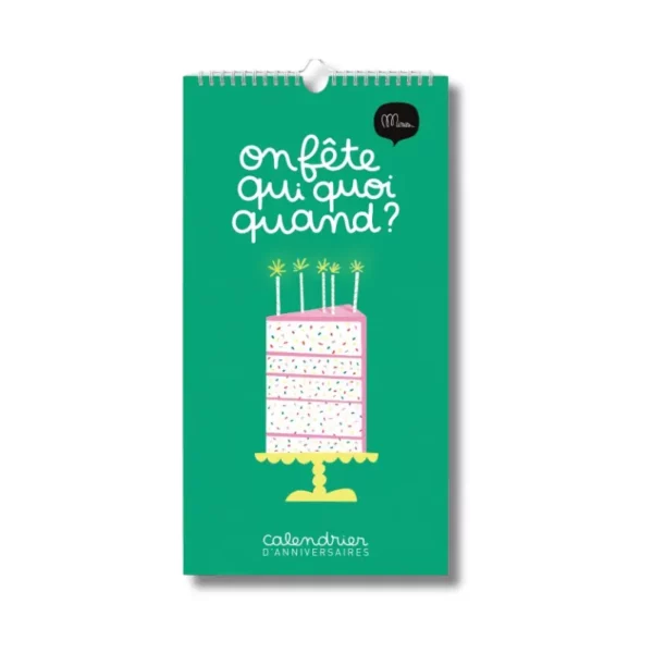 Calendrier d’anniversaire MINUS Éditions