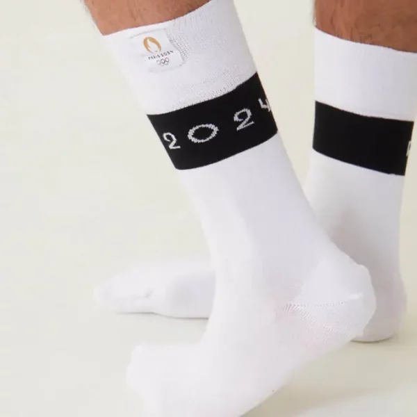 Chaussettes Lucas Paris 2024 blanche Le Slip Français