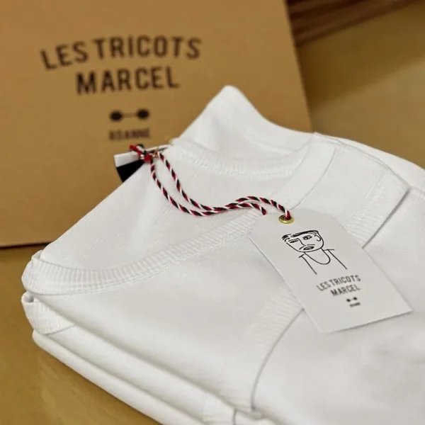 Le Véritable débardeur Marcel blanc (avec logo) Les Tricots Marcel