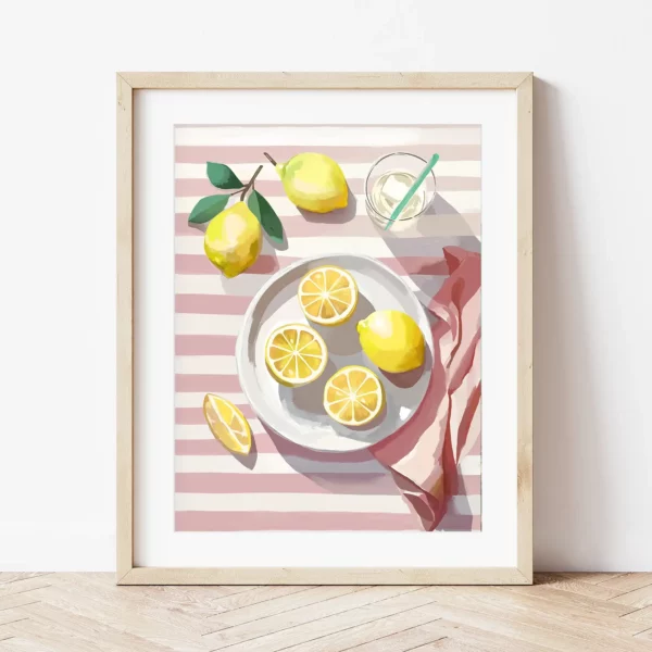 Peinture aux numéros Citrons de Menton Petit Pinceau