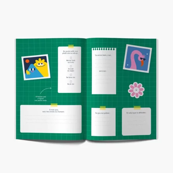 Cahier collaboratif Vive toi ! MINUS Éditions