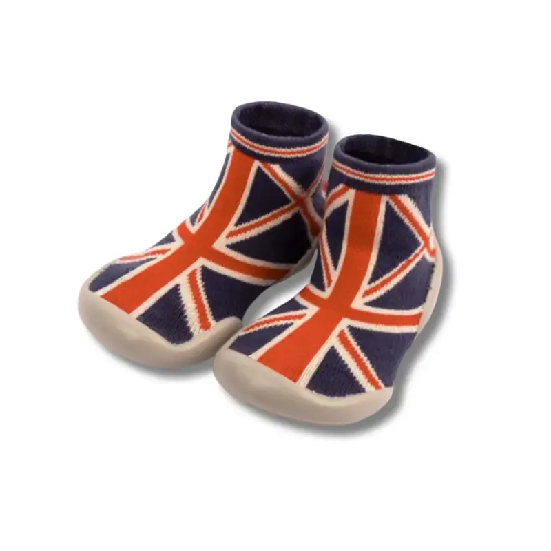 Chaussons antidérapants Collégien Union Jack