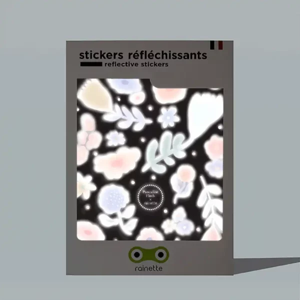 Stickers réfléchissants RAINETTE Fleurs