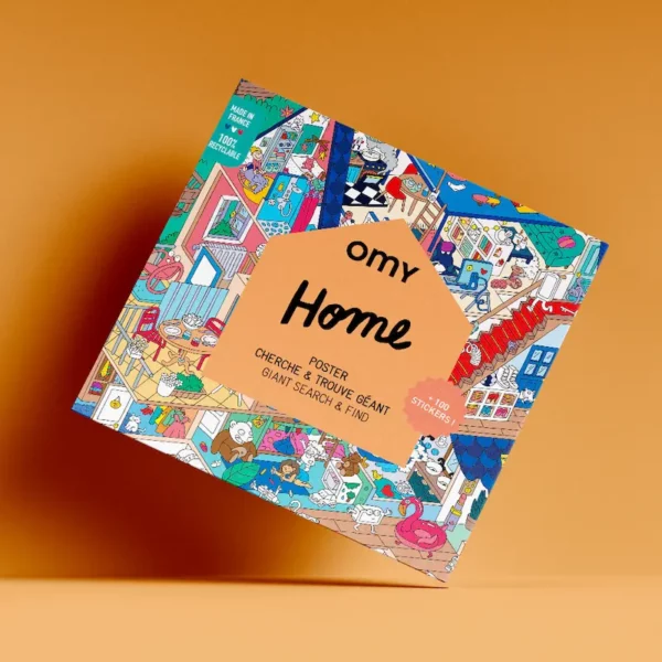 Poster géant & stickers Home OMY