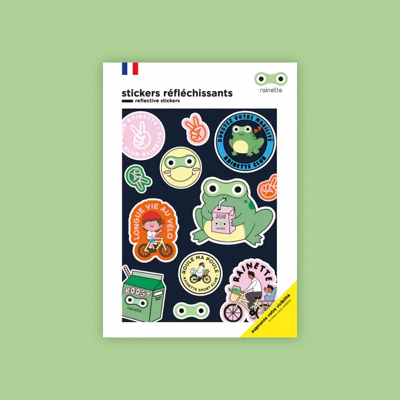 Stickers réfléchissants RAINETTE Rainette